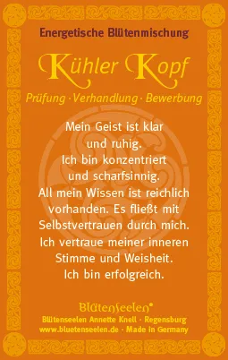 Kühler Kopf